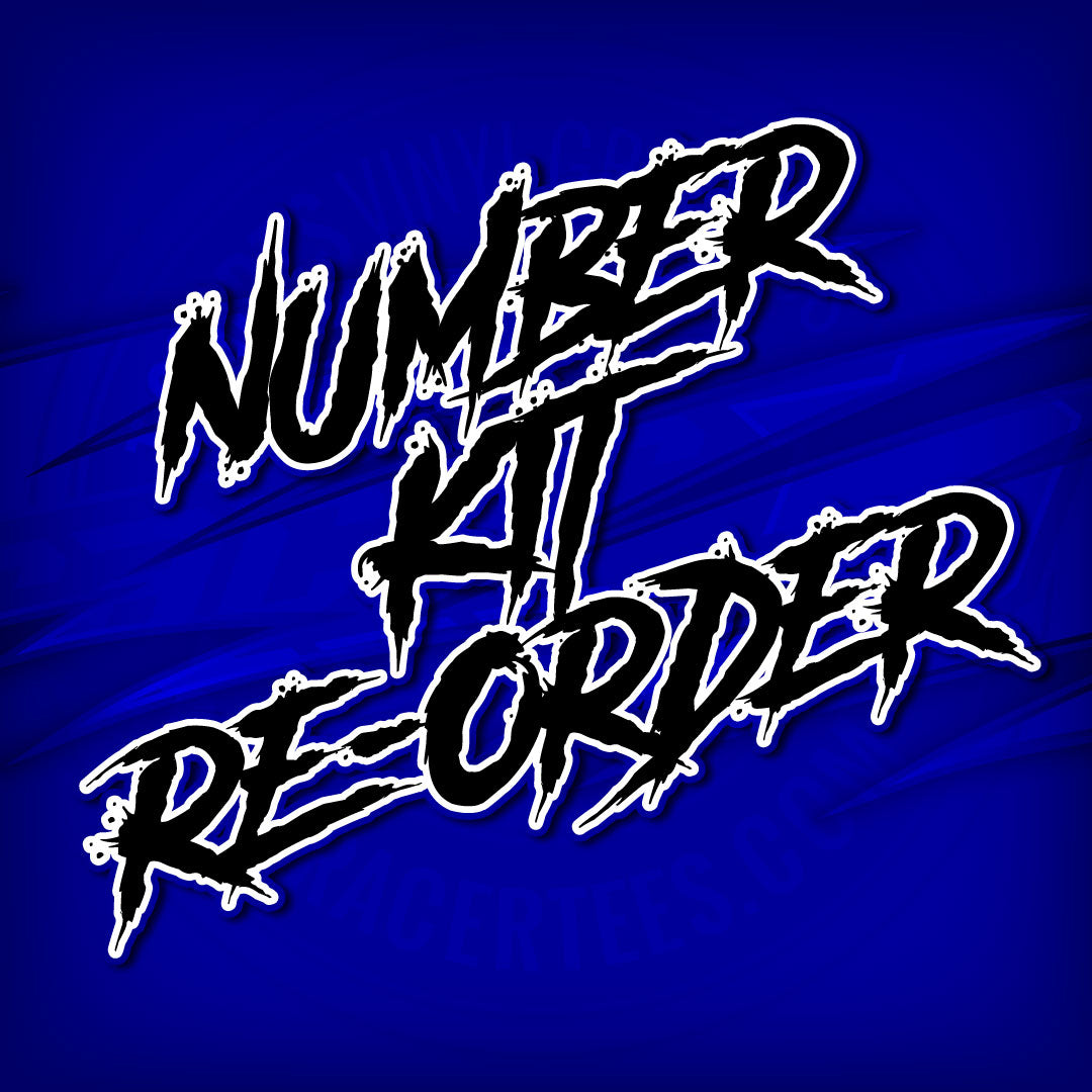 Name/Number Set Re-Order – Racer Tees