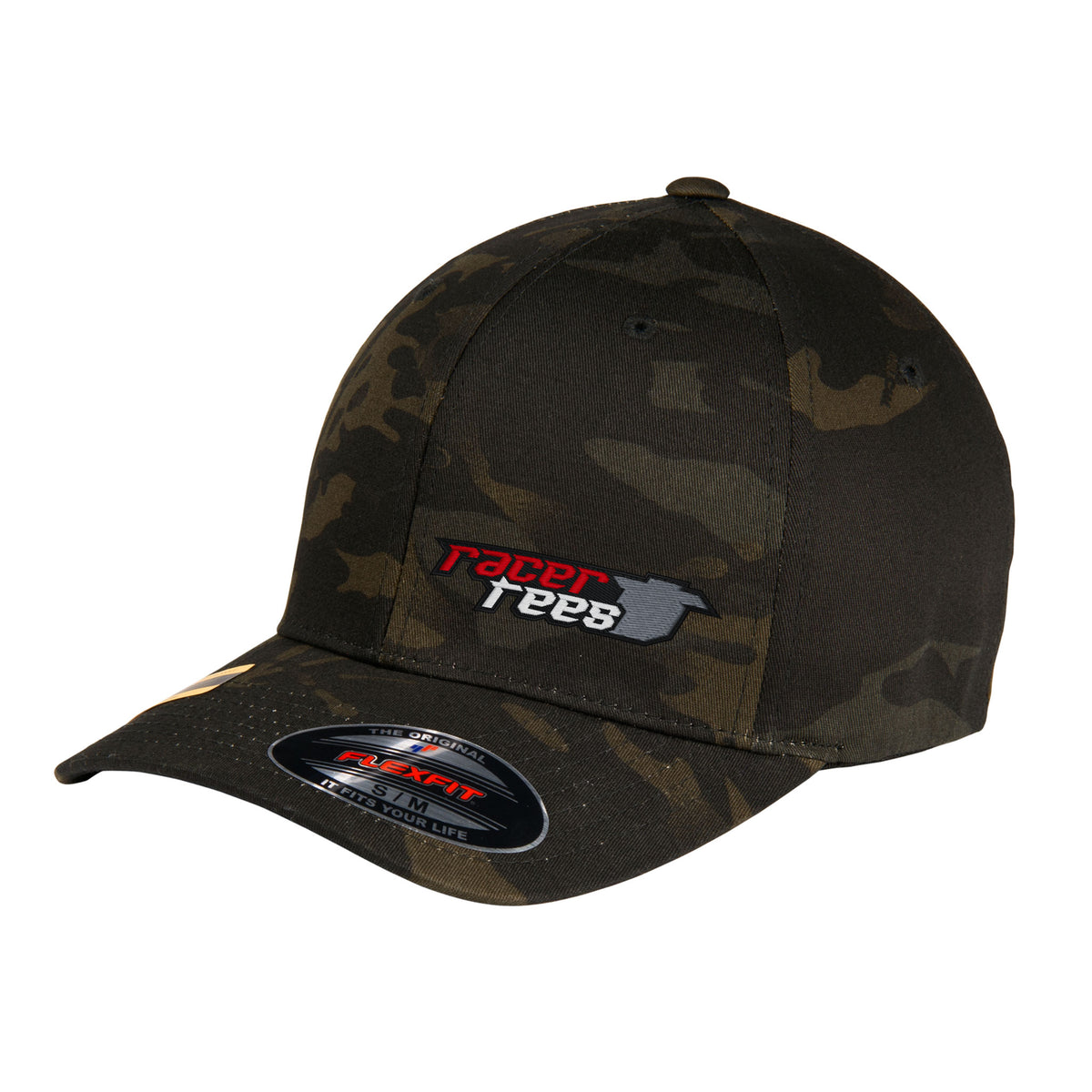 Racer Tees Flexfit Hat | Multicam Black