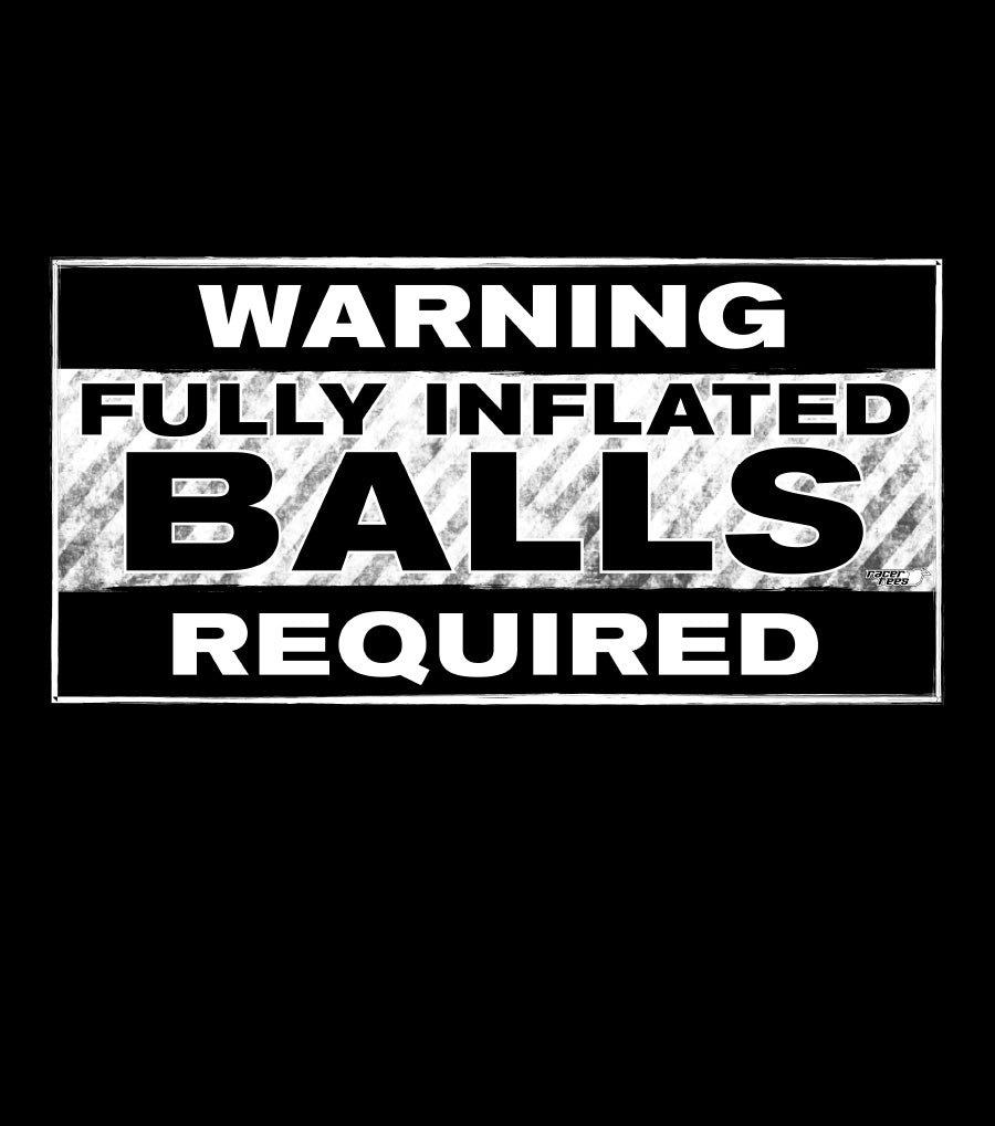Fully Inflated Balls Required