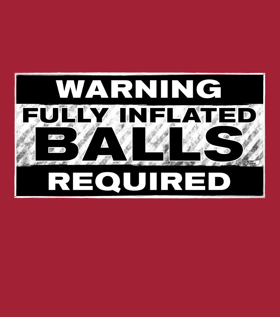 Fully Inflated Balls Required